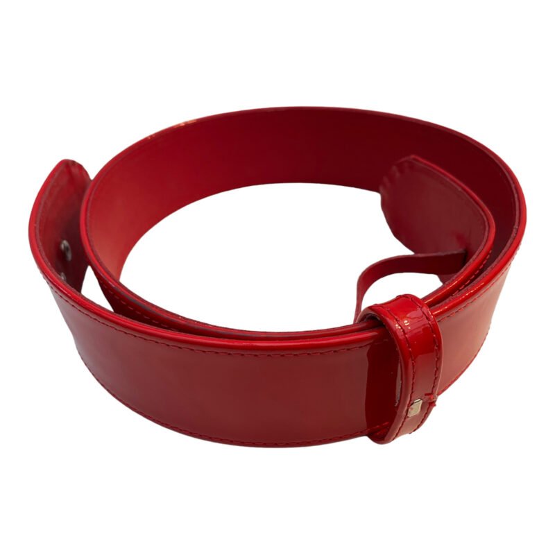 Red Patent Leather Alexander McQueen Belt