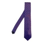 Purple Spotted Tie